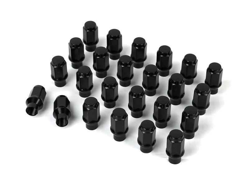 ICON Alloys Lug Nut Kit Black - 14x1.5 - 24 Lug Nuts w/ Custom Shank