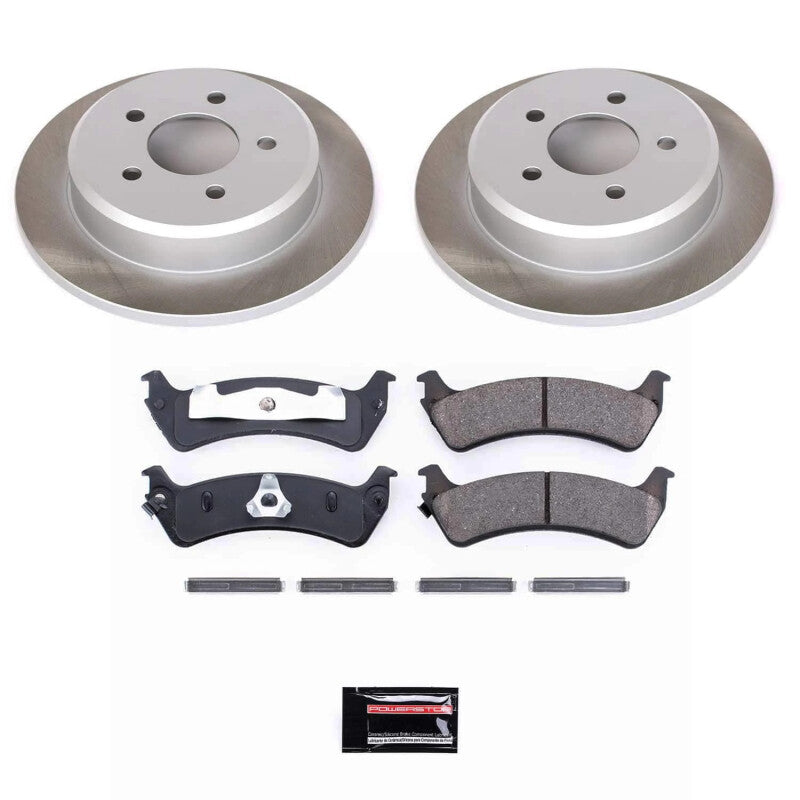 Power Stop 01-02 Ford Explorer Sport Rear Semi-Coated Rotor Kit