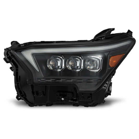 AlphaRex 2023+ Toyota Tacoma NOVA-Series LED Proj Headlights Black w/Actv Light & Seq. Sig + DRL