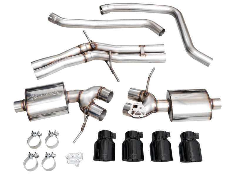 AWE Tuning 19-21 Porsche Macan 3.0T/2.9TT Touring Edition Catback Exhaust w/ Diamond Black Tips