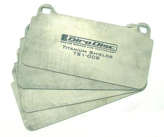 GiroDisc Brembo M Caliper Titanium Pad Shields