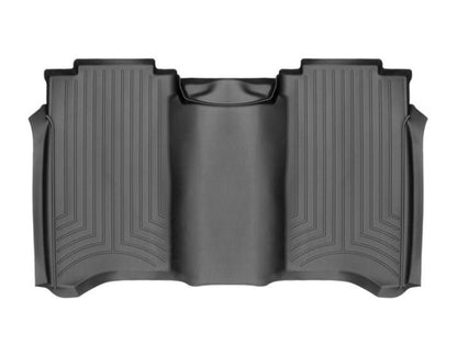 WeatherTech 2017+ Nissan Titan / Titan XD Rear FloorLiner - Black (Crew Cab; Fits Both Vinyl/Carpet)