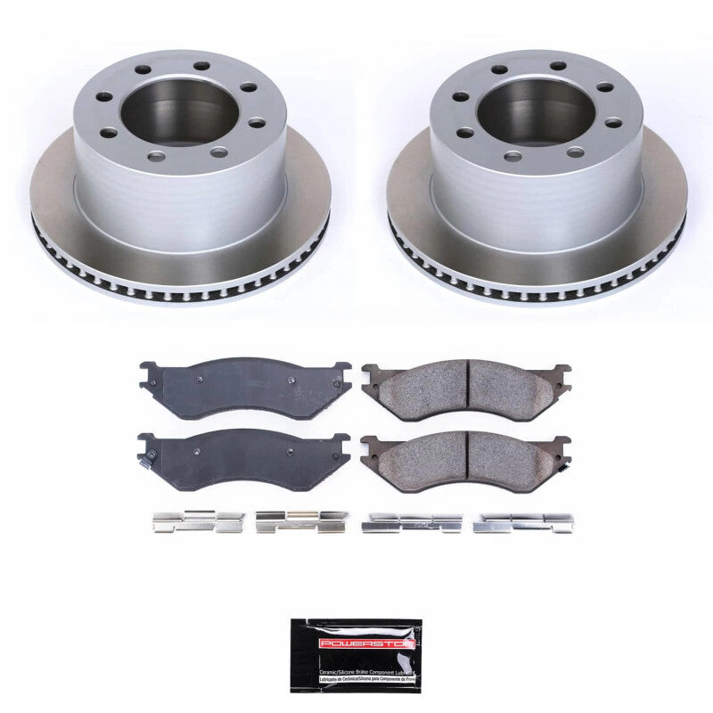 Power Stop 01-02 Dodge Ram 3500 Rear Semi-Coated Rotor Kit