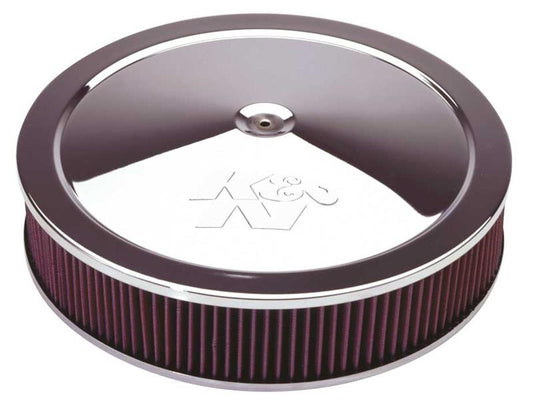 K&N 7-5/16in Flange 16india 3-1/4in h 1indrop Base