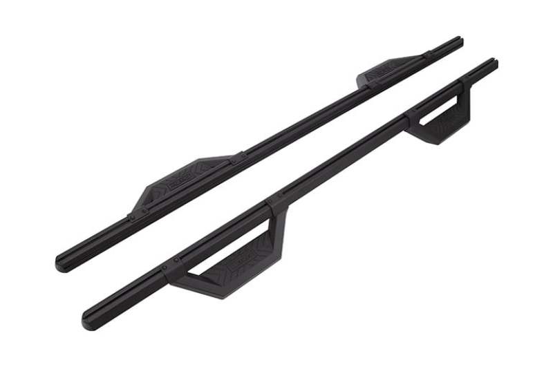 Dee Zee 99-23 Chevrolet/GMC/Dodge/Ford Full Size Truck Hex Cast - Crew Cab Side Steps (Txt Blk)