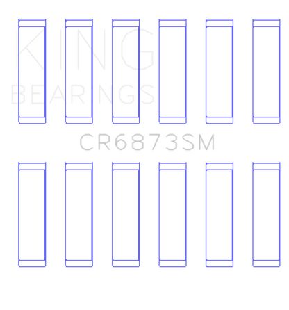 King Engine Bearings Toyota 2Gr-Fe/3Gr-Fe (Size +0.50mm) Connecting Rod Bearing Set