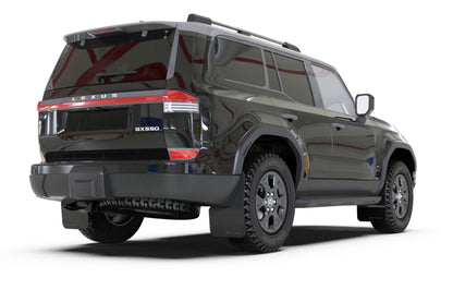 Rally Armor 24-26 Lexus GX 550 Luxury Premium Black Mud Flap - Silver Logo
