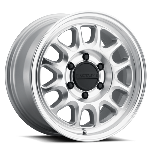Raceline 958MC Rogue 17x9in / 5X127 BP / -12mm Offset / 78.1mm Bore - Machined CC