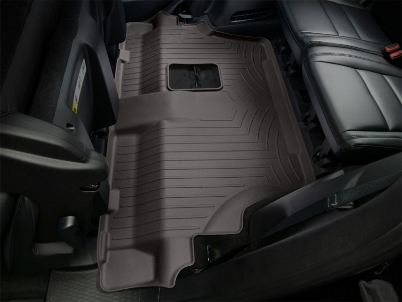 WeatherTech 25-26 Cadillac Escalade/Escalade V 2nd Row Bench Rear FloorLiner HP - Cocoa