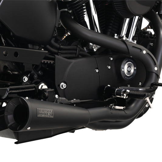 Vance & Hines HD Sportster 04-13 SS 2-1 Black Full System Exhaust