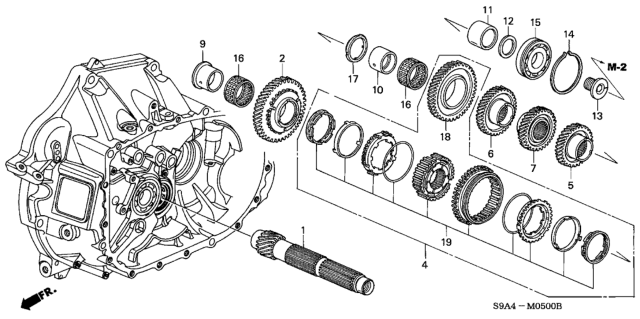 Honda - Second Gear Set