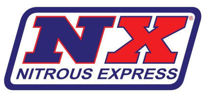 Nitrous Express 4AN 22in Stainless Braided Double SHO Hose (w/Black 3AN Ends - Both Ends)