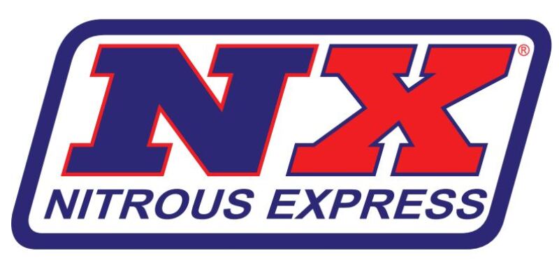 Nitrous Express 4AN 18in Stainless Braided SHO Hose (w/Black 3AN Ends - One End)
