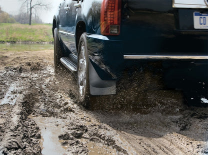 WeatherTech 15-20 Chevrolet Tahoe No Drill Mudflaps - Black