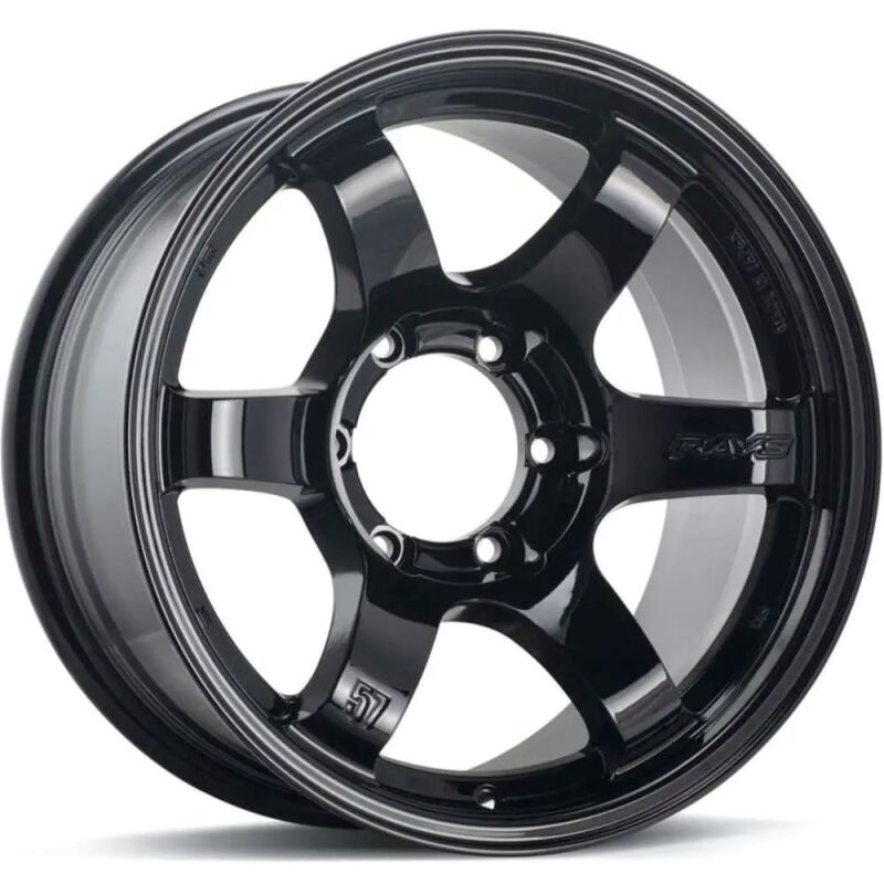 Gram Lights 57DR-X 17X8.5 +00 6-139.7 Glossy Black