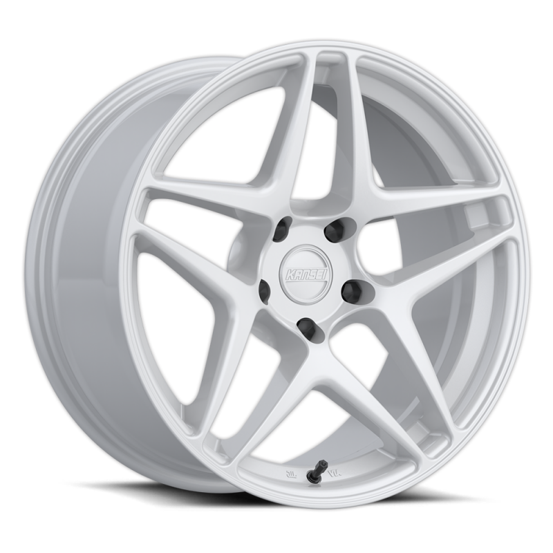 Kansei K15W Astro 19x9.5in / 5x114.3 BP / 12mm Offset / 73.1mm Bore - Gloss White Wheel