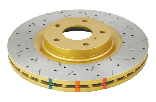 DBA 06-07 350Z / 05-07 G35 / 06-07 G35X Front Drilled & Slotted 4000 Series Rotor