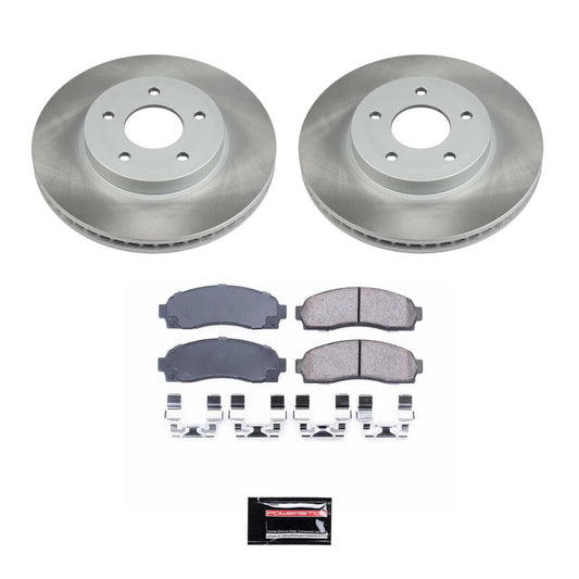 Power Stop 02-07 Saturn Vue Front Semi-Coated Rotor Kit