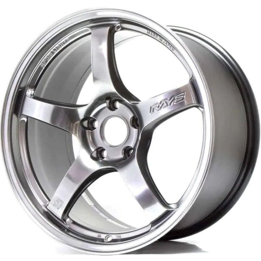 Gram Lights 57CR 19x9.5 +25 5x112 Grace Silver Wheel