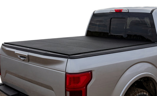 Access LOMAX 2024+ Ford Ranger 5ft Box Folding Hard Cover - Black Urethane