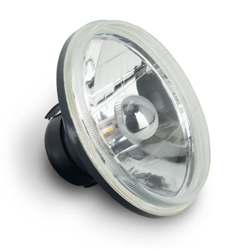 Oracle 7in Sealed Beam Glass Lens Headlight  Non-Halo-Compatible with H4 LED Bulbs