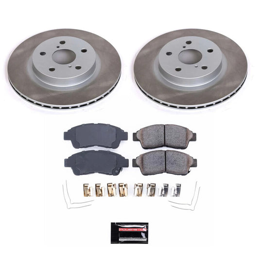 Power Stop 96-03 Toyota RAV4 Front Semi-Coated Rotor Kit