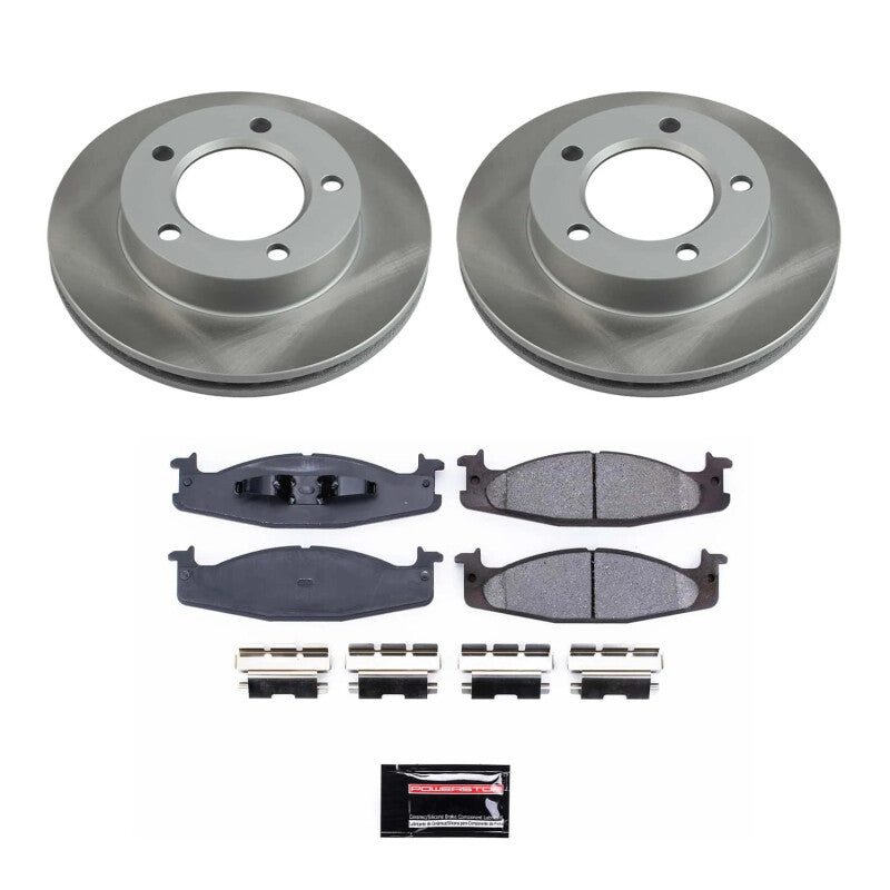 Power Stop 94-96 Ford F-150 Front Semi-Coated Rotor Kit