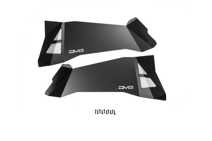 DV8 Offroad  07-18 Jeep Wrangler JK Rear Inner Fender - Satin Black
