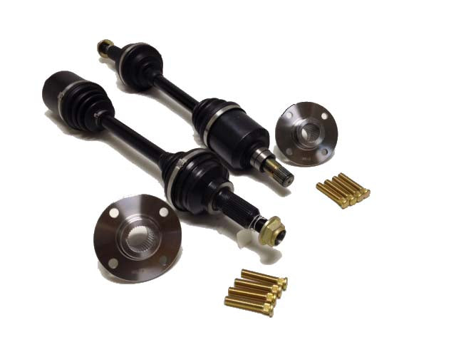 Driveshaft Shop - Honda EG/DC/EK (with EKK2 & Lean Mounts) K-Series and US Type-R 5-Lug Level 5.9 Axle/Hub Kit (Pair)