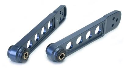 Skunk2 01-05 Honda Civic Blue Steel Anodized Rear Lower Control Arm (Lim. Ed.) (Incl. Socket Tool)