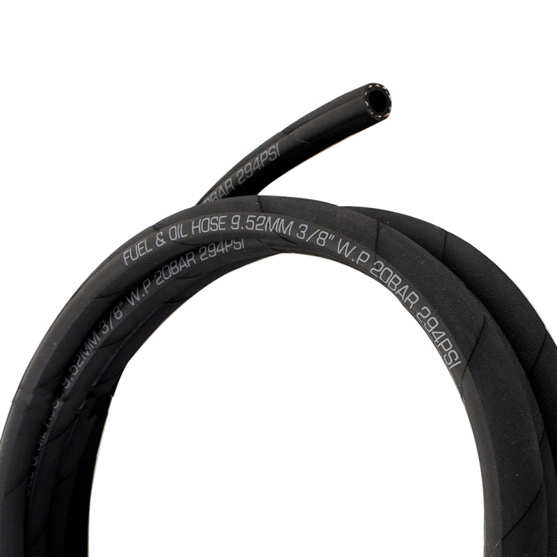 Mishimoto Push Lock Hose, Black, -6AN, 240in Length