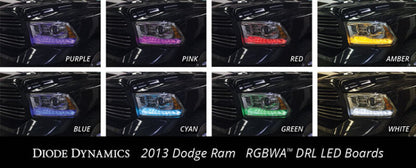 Diode Dynamics Ram RGBWA DRL LED Boards 13-16 Dodge