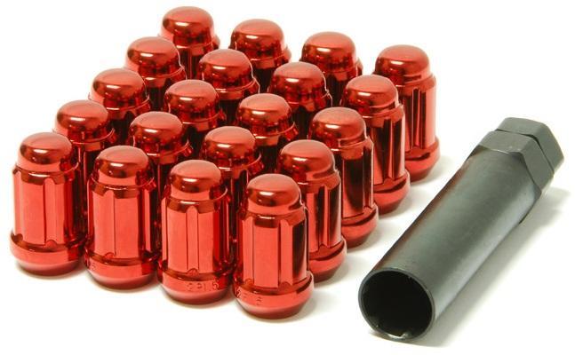 Wheel Mate Muteki Open End Lug Nuts - Red 12x1.50
