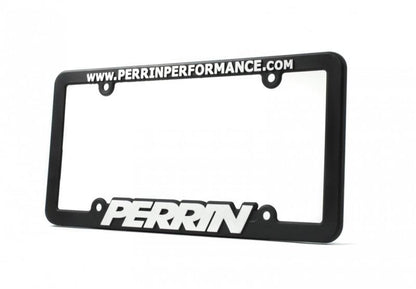 PERRIN License Plate Frame - Black w/White Lettering