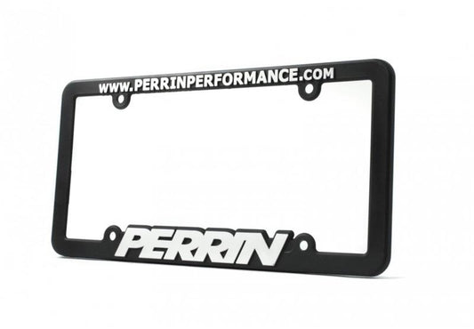 PERRIN License Plate Frame - Black w/White Lettering