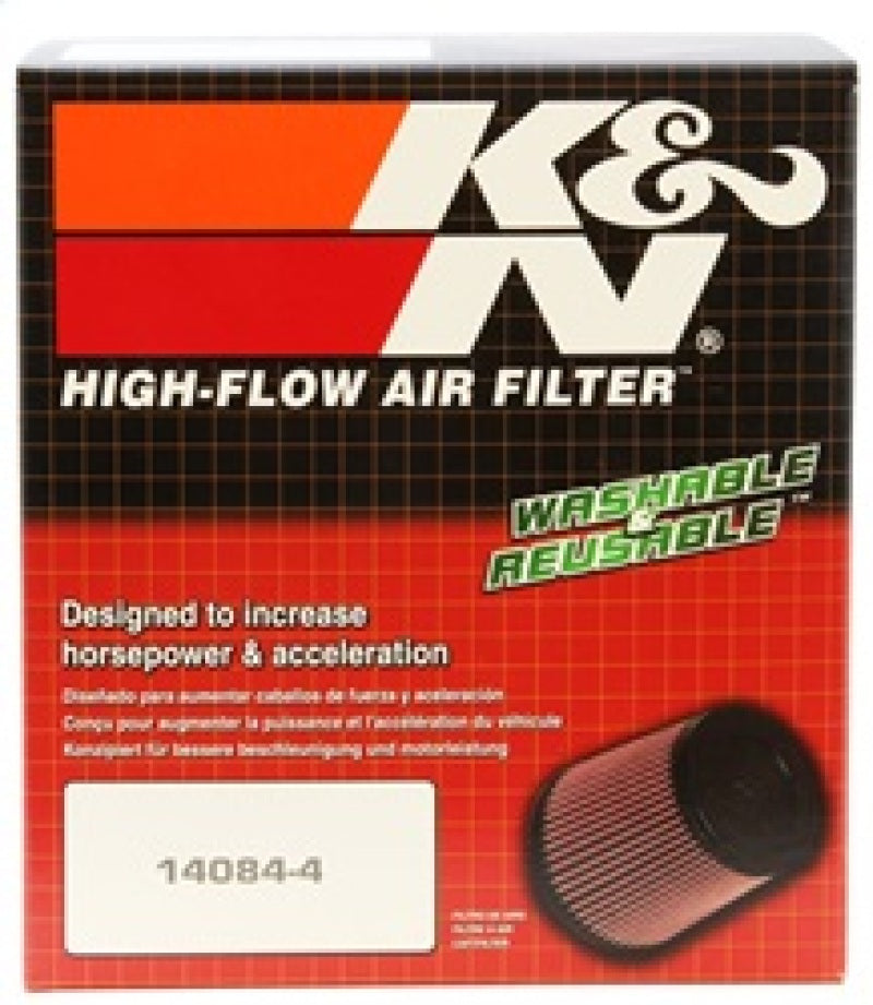 K&N Universal Chrome Filter 2.875in Flange ID / 5.188 Base OD / 3.5in Top OD / 4.438in Height