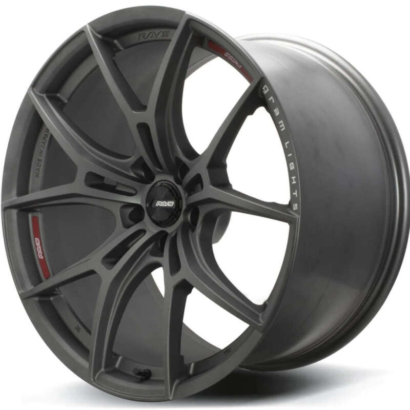 Gram Lights 57FXZ Overseas 19x9.5 +20 5-114.3 Matte Graphite w/Machining Wheel