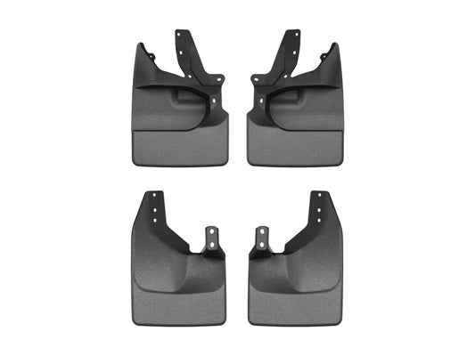 WeatherTech 21-25 Ford Bronco Bumper Style 1 Front & Rear Mudflaps - Black