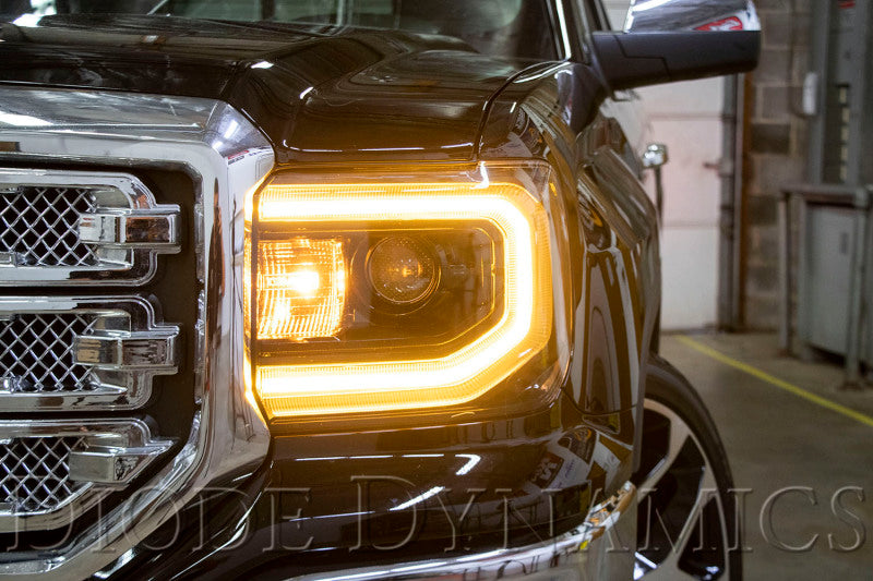 Diode Dynamics GMC Sierra LED Halos Switchback 16-18 Sierra 1500