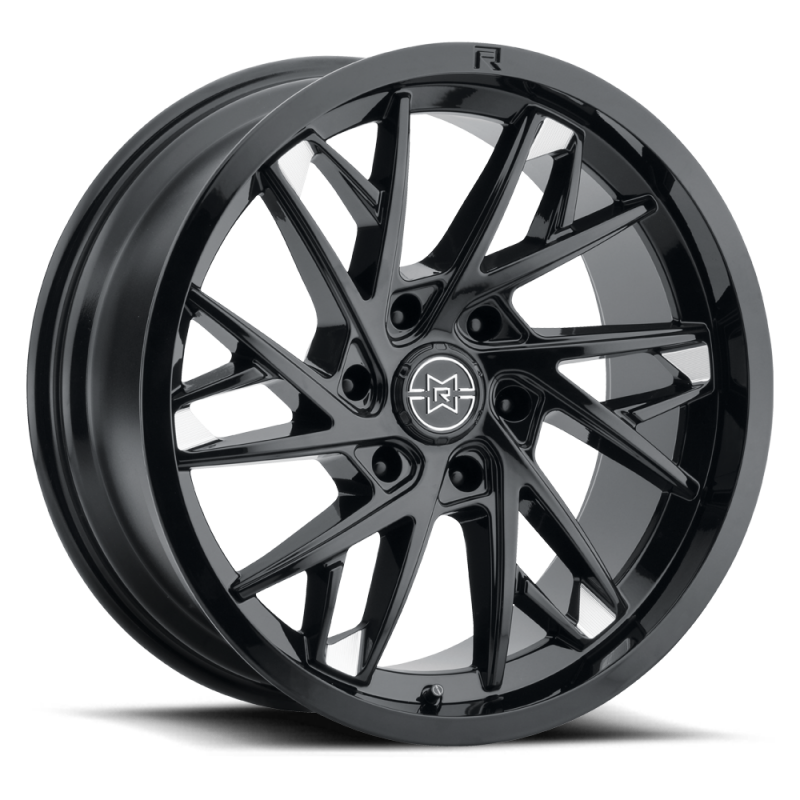 Method Raised MR801 20x9 / 8x6.5 BP / -12mm Offset / 121.3mm Bore - Gloss Black Milled Wheel