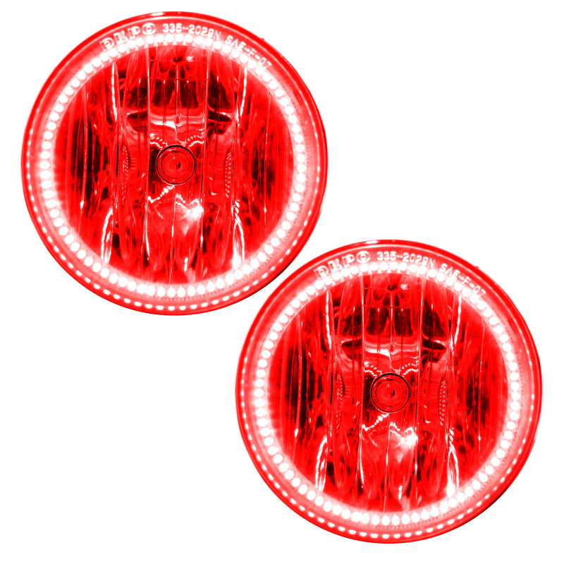 Oracle 02-04 Nissan Xterra LED Fog Light Halo Kit - Red