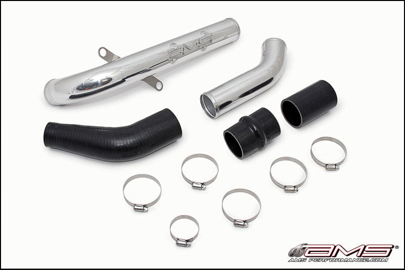 AMS Performance 08-15 Mitsubishi EVO X Upper I/C Pipe - Polished