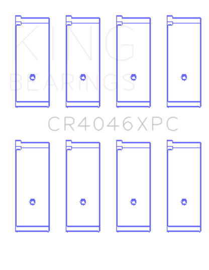 King Engine Bearings Honda B20B4/B20Z2/D16 Series/Zc/16V (Size +.026mm) Connecting Rod Bearing Set