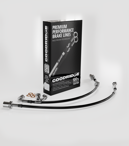 Goodridge 08-17 Honda Accord Stainless Steel Front Brake Lines