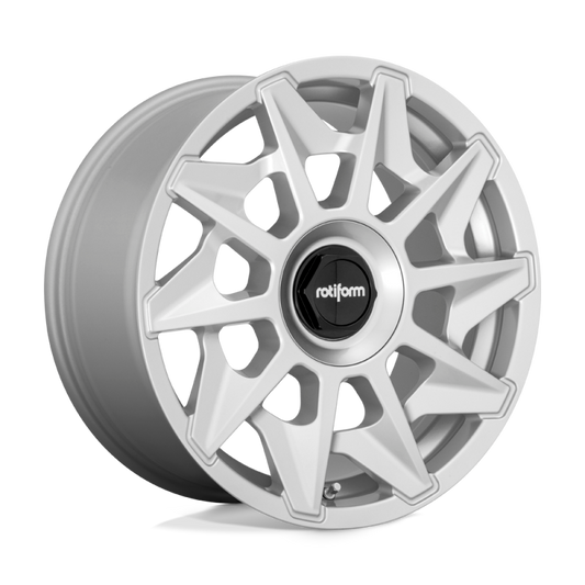 Rotiform R124 CVT Wheel 19x8.5 Blank 35 Offset - Gloss Silver