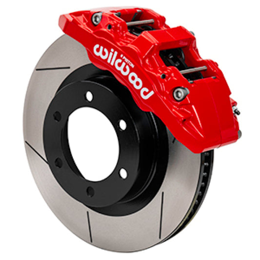 Wilwood 2022 Toyota Tundra/LC300 Aero6-DM Front Brake Kit 13.56 Red Rotor W/Lines