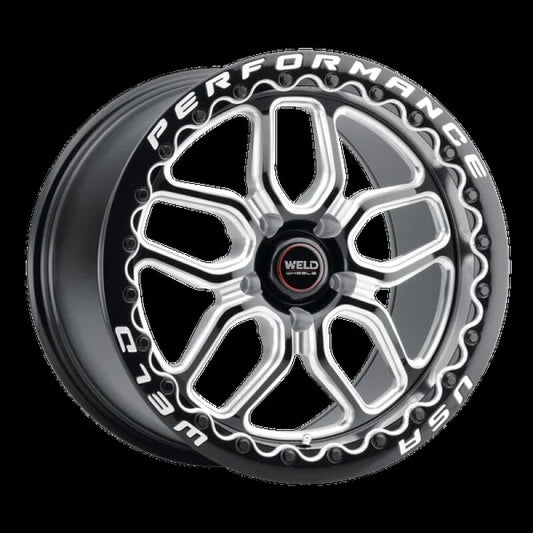 Weld 17x10 Laguna Beadlock 5x115 ET30 BS 6.68 Gloss Black 78.1