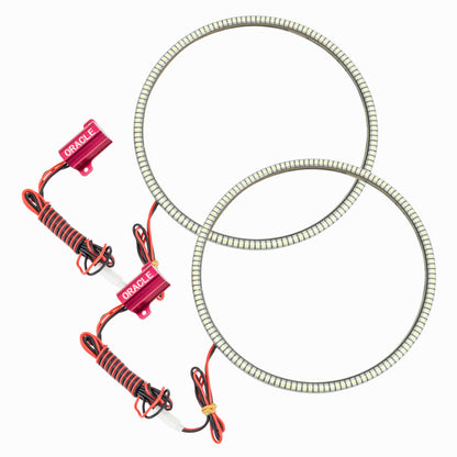 Oracle 92-06 Hummer H1 Surface Mount LED Headlight Halo Kit - Red