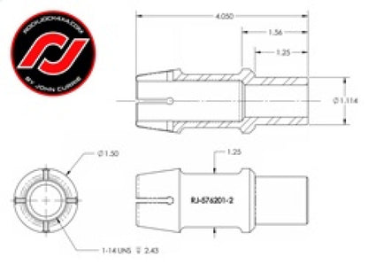 RockJock RockNut Kit Nut and Bung 1in LH Thread