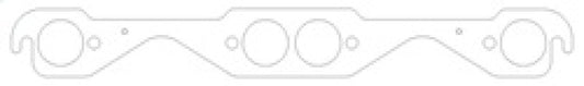 Cometic Chevrolet Gen-1 Small Block V8 .030in MLS Exhaust Manifold Gasket Set - 1.500in Round Port